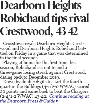 Robichaud boys’ basketball comes back to beat Crestwood
