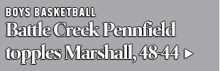 In battle of unbeatens, Pennfield topples Marshall to take sole possession of first place 