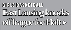 East Lansing girls basketball knocks off another unbeaten in league win over Holt