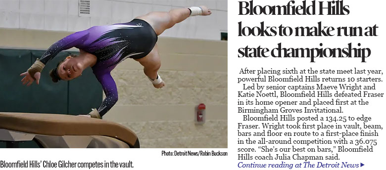 Bloomfield Hills looking to continue success