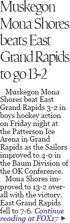 Mona Shores stays perfect in divisionsal play with win over EGR 