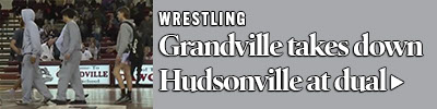 Grandville beats Hudsonville to stay perfect in OK Red duals 