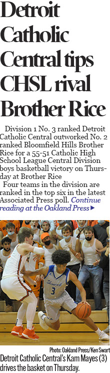 Going to work’ Shamrocks top CHSL rival Brother Rice 55-51 