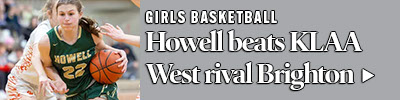Halfway home: Howell beats Brighton, leads KLAA West girls basketball at midway point 