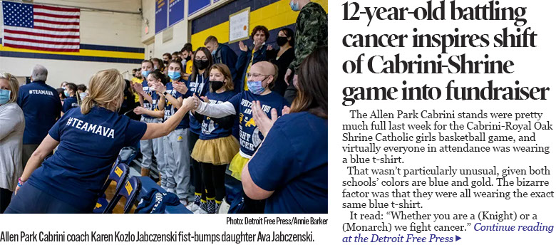 Bigger than basketball: 12-year-old battling cancer inspires shift of game into fundraiser 