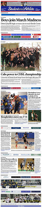 March 8, 2022 StudentandAthlete.org front page