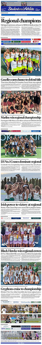 May 21, 2022 StudentandAthlete.org front page