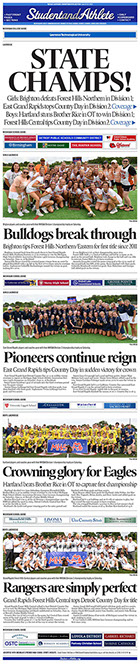 June 12, 2022 StudentandAthlete.org front page: Michigan high school athletic association boys and girls lacrosse finals