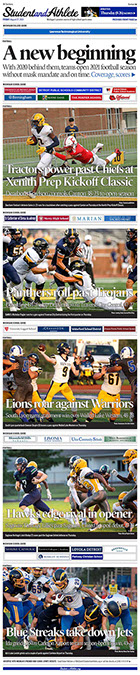 August 27, 2021 front page -- StudentandAthlete.org 