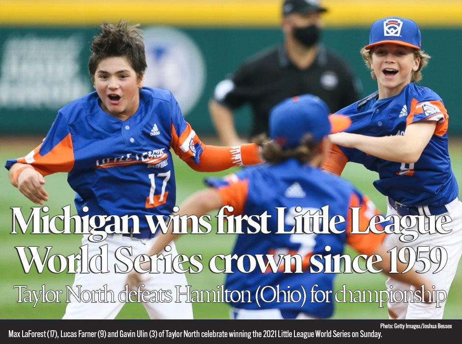 Michigan takes first Little League World Series title since 1959 thanks to timely hits 