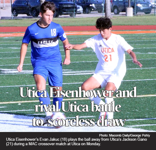 Utica and Eisenhower play to scoreless soccer draw