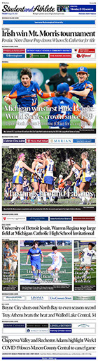 August 31, 2021 front page -- StudentandAthlete.org 