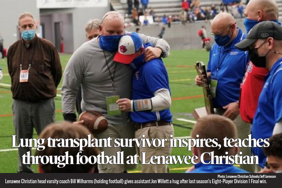 Lung Transplant Survivor Inspires, Teaches Through Football 