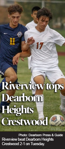 Riverview headed to Dearborn Heights Crestwood on Tuesday, Sept. 7 and defeated the Chargers by a score of 2-1.