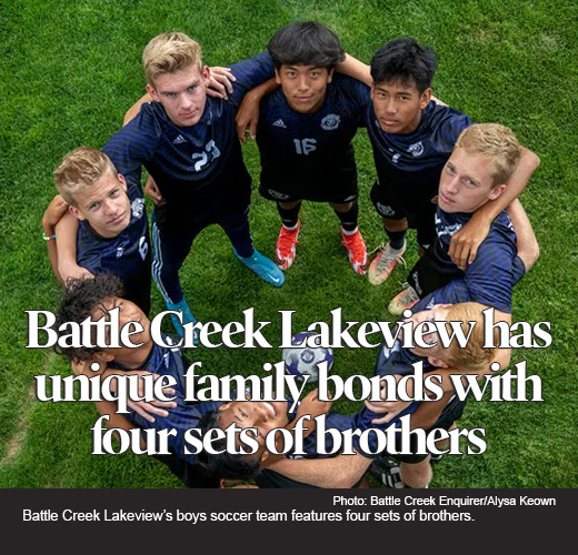 'Brothers FC': Lakeview soccer team has unique family bonds with 4 sets of brothers 