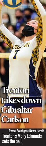 Trenton volleyball takes down Gibraltar Carlson