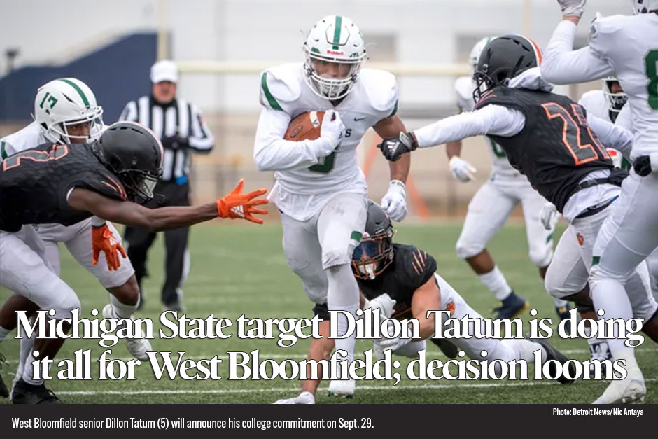 Michigan State target Dillon Tatum doing it all for West Bloomfield; decision looms