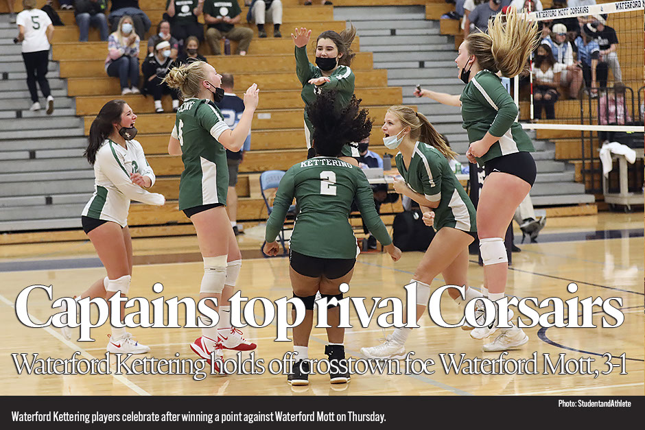 Volleyball: Waterford Kettering 3, Waterford Mott 1
