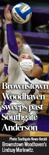 Woodhaven volleyball sweeps Southgate Anderson