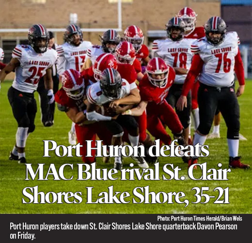 Port Huron digs deep into playbook to beat Lake Shore, remain unbeaten in MAC Blue 