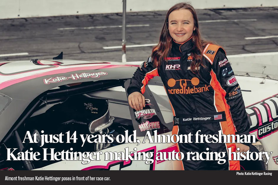At just 14, Almont freshman Katie Hettinger making auto racing history 