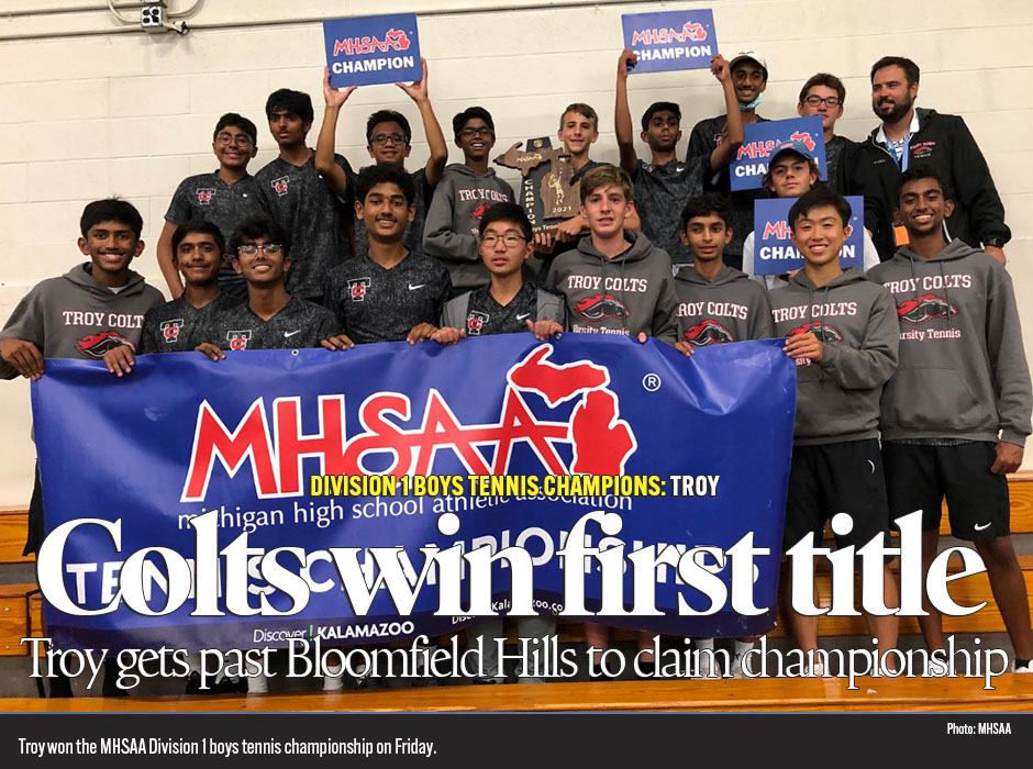 Boys tennis: Troy wins MHSAA boys tennis championship
