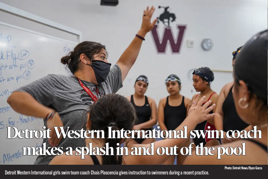 Detroit's Western International HS swim coach makes a splash in and out of the pool 