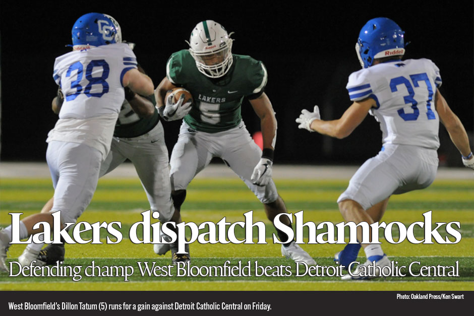 West Bloomfield continues title defense with 35-21 win over Catholic Central 