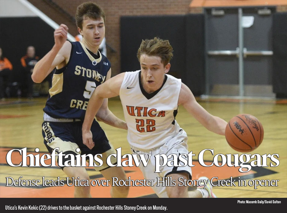 Defense sparks Utica to basketball victory over Stoney Creek 