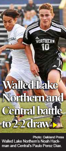 Walled Lake Central and Northern draw, but Vikings get bragging rights