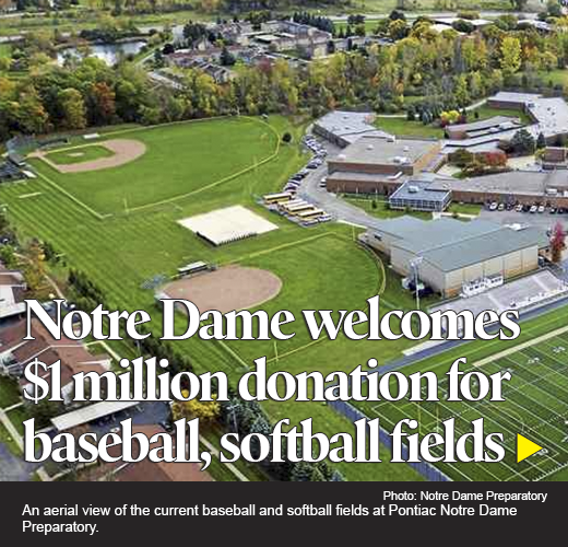 Notre Dame welcomes $1 million donation for baseball, softball fields 