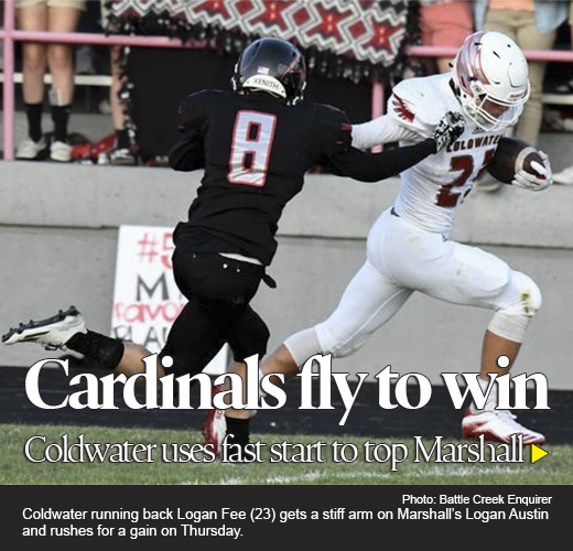 Fast start helps Coldwater fly past Marshall in Bird Bowl