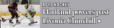Senior newcomer's 4-goal outburst leads Hartland to KLAA West hockey title 