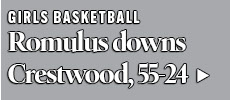 Crestwood girls’ basketball falls hard to Romulus