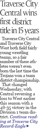 Trojans win 1st district in 15 years 