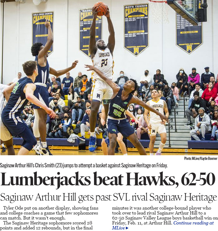 Tyler Ode dominates for Heritage, but Arthur Hill snatches win 
