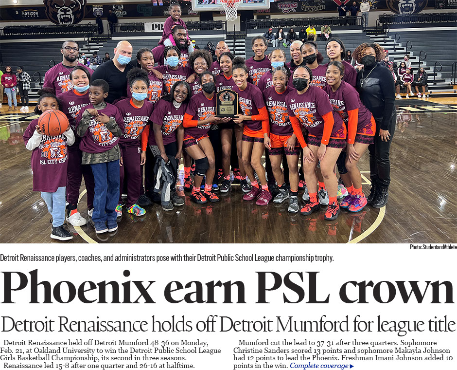 Detroit Renaissance wins PSL girls basketball championship 