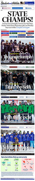 February 23, 2021 front page -- StudentandAthlete.org 