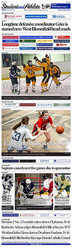 February 25, 2021 front page -- StudentandAthlete.org 