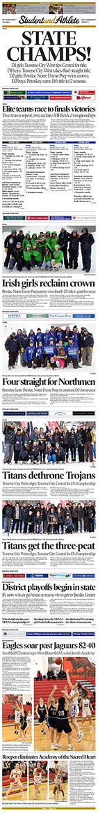 Tuesday-Wednesday, Feb. 28-March 1, 2023 StudentandAthlete.org front page