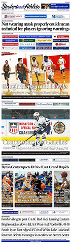 March 3, 2021 front page -- StudentandAthlete.org 