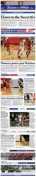 March 9, 2022 StudentandAthlete.org front page