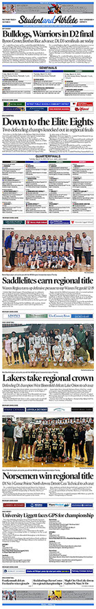 Friday, March 10, 2023, edition of StudentandAthlete.org