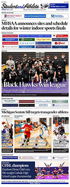 March 11, 2021 front page -- StudentandAthlete.org 
