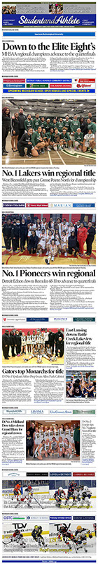 March 11, 2022 StudentandAthlete.org front page