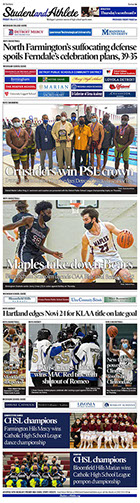 March 12, 2021 front page -- StudentandAthlete.org 
