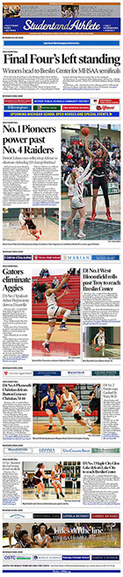 March 16, 2022 StudentandAthlete.org front page