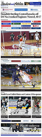 March 17, 2021 front page -- StudentandAthlete.org 