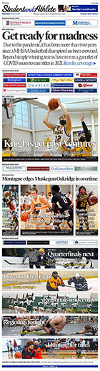 March 24, 2021 front page -- StudentandAthlete.org 
