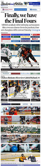 March 25, 2021 front page -- StudentandAthlete.org 